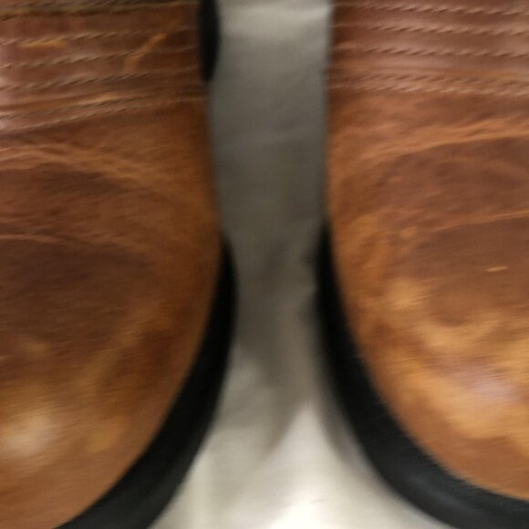 Ariat Steel Toe Work Shoes Womens Size 8.5 Brown Leather Slip On Clog 10002367 - Picture 14 of 16